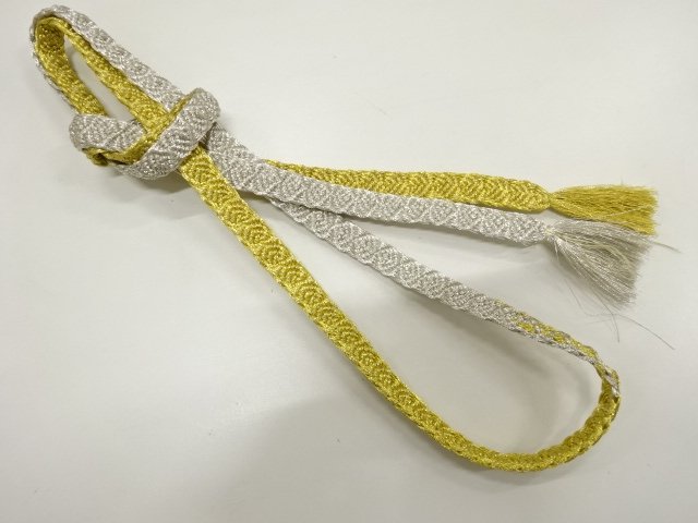 JAPANESE KIMONO / HAND-TIED OBIJIME